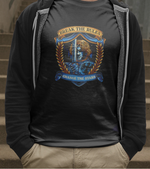 A Knight’s Tale Break The Rules Change The Stars Knight Emblem T-Shirt