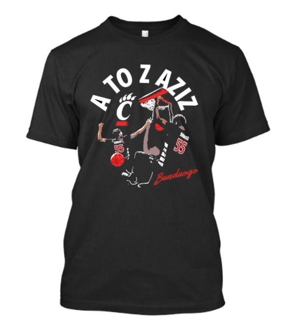 A To Z Aziz Bandaogo 55 Basketball Stars T-Shirt