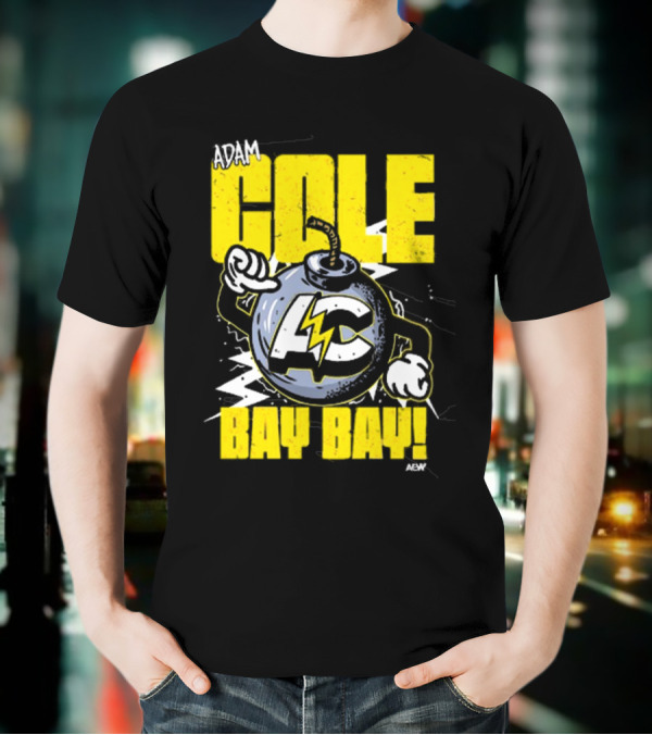 Adam Cole Bay Bay AC Bombs Away Comic Style T-Shirt