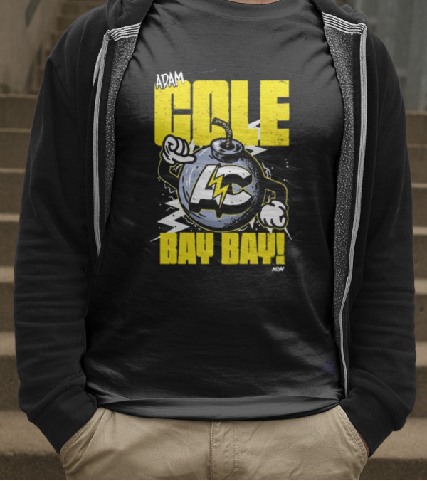 Adam Cole Bay Bay AC Bombs Away Comic Style T-Shirt