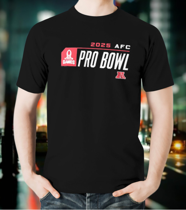 AFC 2025 Pro Bowl Games Pick-A-Player Event Logo T-Shirt
