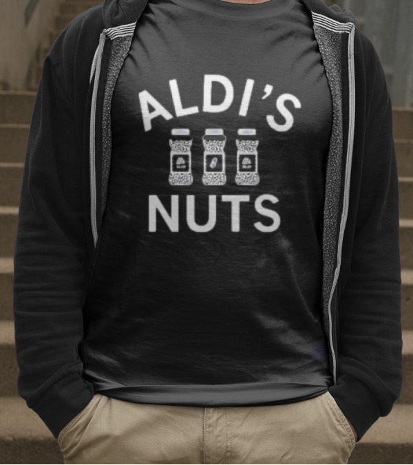 Aldi’s Nuts With Peanut Canisters Graphic T-Shirt