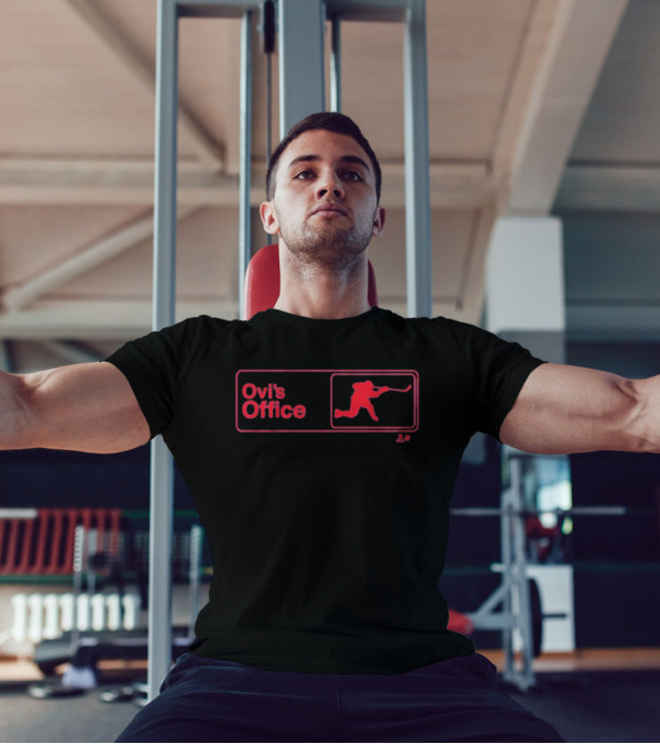 Ovi's Office Hockey Silhouette Graphic T-Shirt