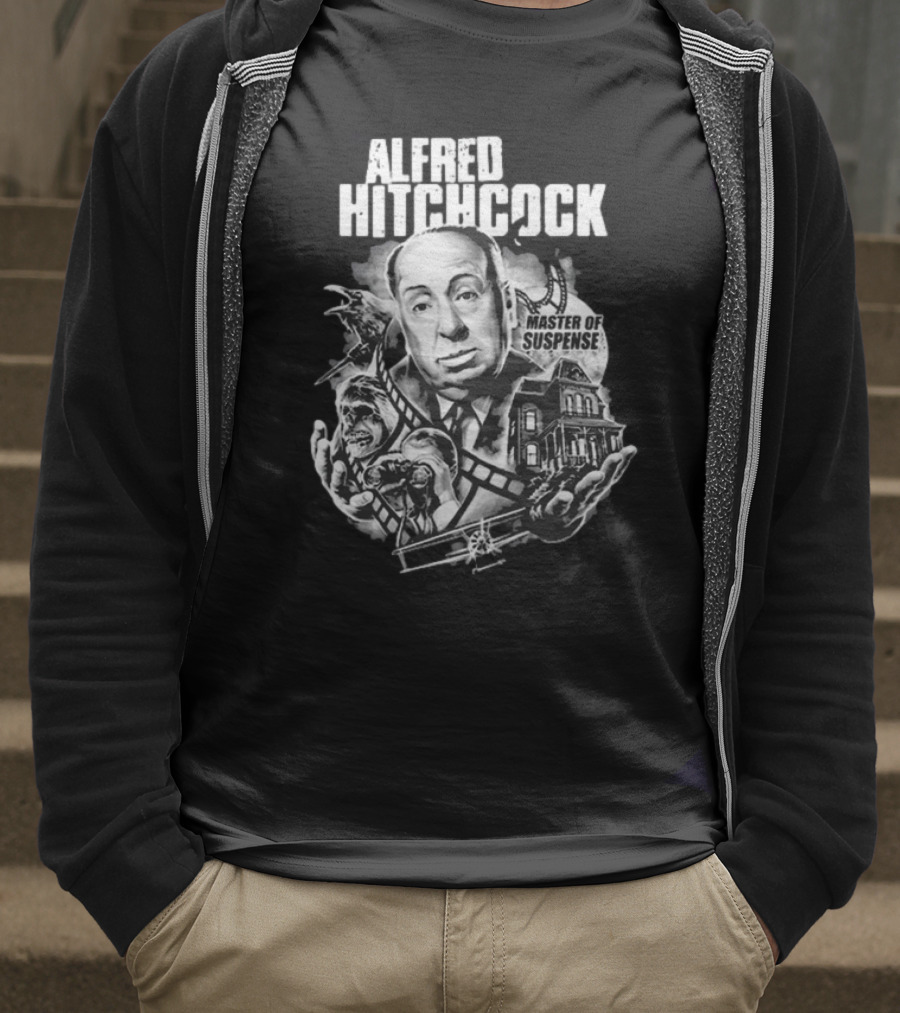 Alfred Hitchcock Master Of Suspense King Of The Silver Screen T-Shirt