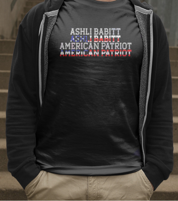 American Patriot Ashli Babbitt Stars And Stripes T-Shirt