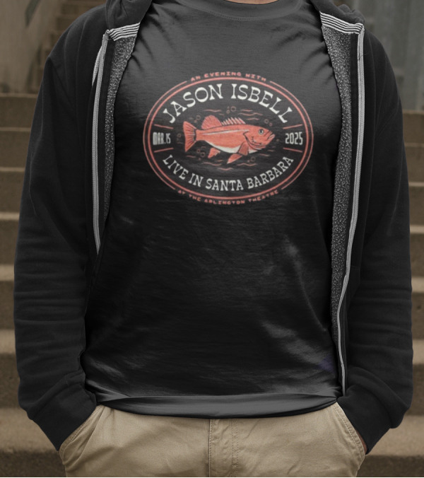 An Evening With Jason Isbell Live In Santa Barbara Arlington Theatre March 15 2025 T-Shirt