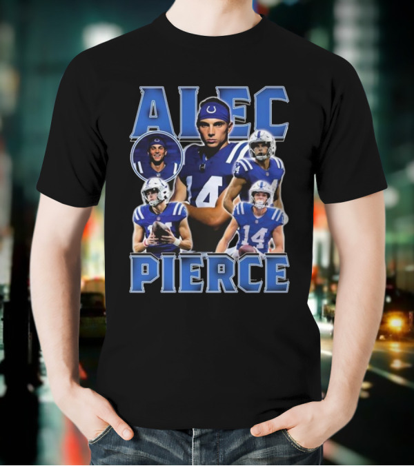 Alec Pierce Indianapolis Football Number 14 Colts T-Shirt