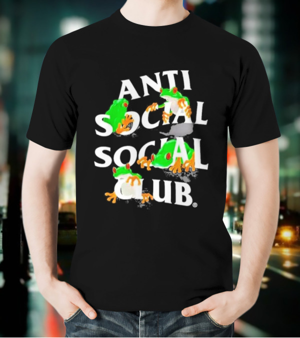 Anti Social Social Club Red Eyes Frog T-Shirt
