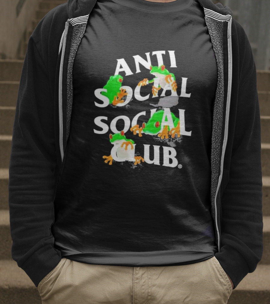 Anti Social Social Club Red Eyes Frog T-Shirt