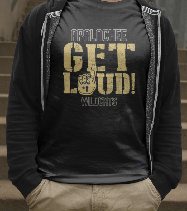 Apalachee Wildcats Get Loud Apalachee High School T-Shirt
