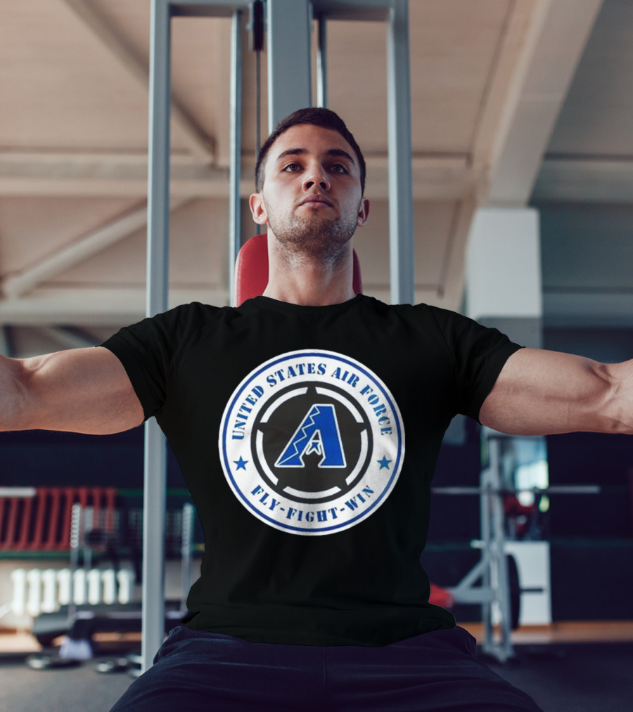 Arizona Diamondbacks United States Air Force Fly Fight Win Military Appreciation Night 2025 T-Shirt