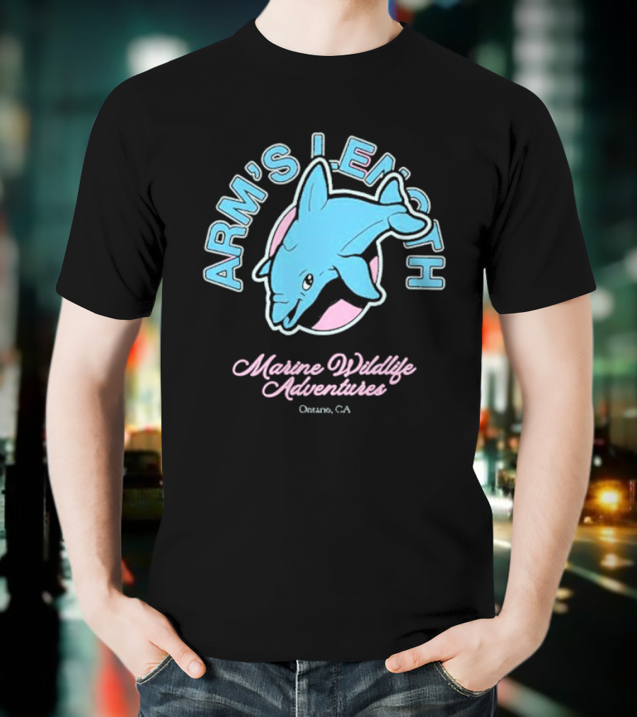Arm’s Length Marine Wildlife Adventures Ontario CA Dolphin T-Shirt