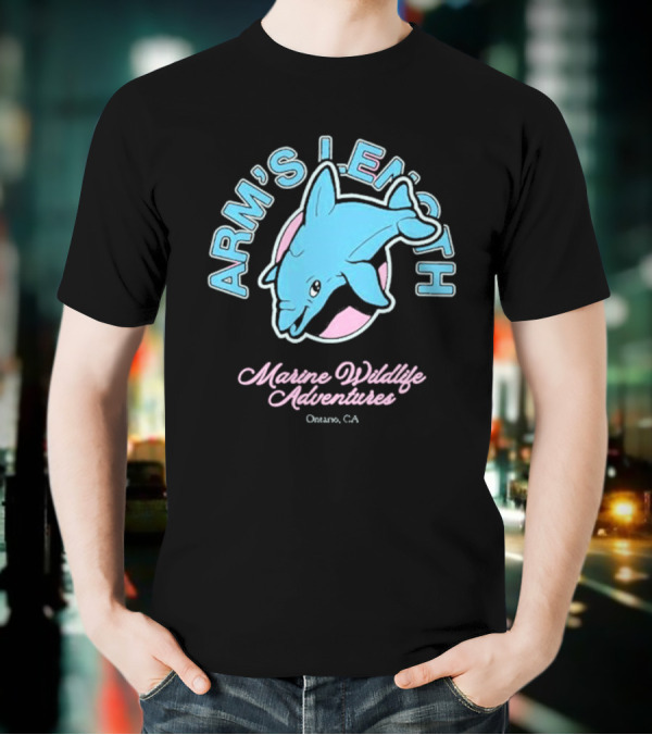 Arm’s Length Marine Wildlife Adventures Ontario CA Dolphin T-Shirt