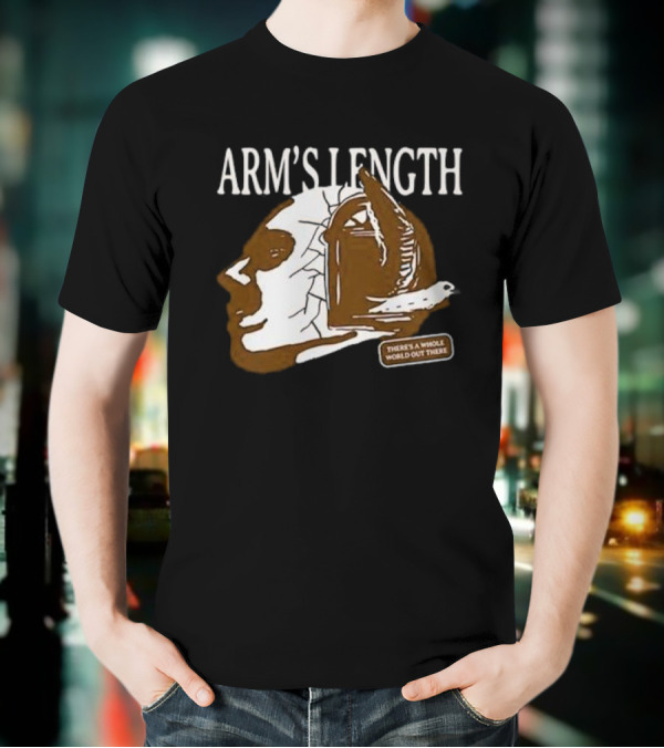 Arm’s Length Headphone Concept There’s A Whole World Out There T-Shirt