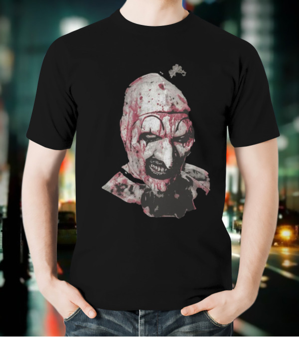 Art The Clown Creepy Bloody Horror Icon T-Shirt