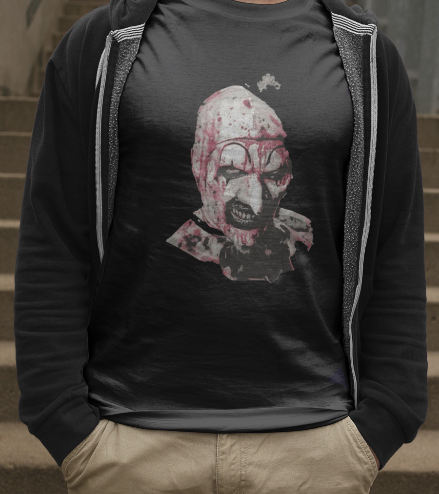 Art The Clown Creepy Bloody Horror Icon T-Shirt