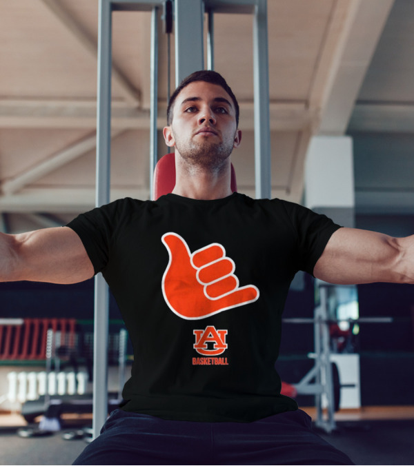 Auburn Basketball AU Shaka Hand Sign T-Shirt