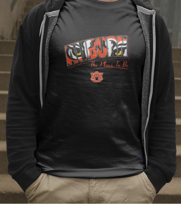 Auburn The Place To Be Auburn Tigers T-Shirt
