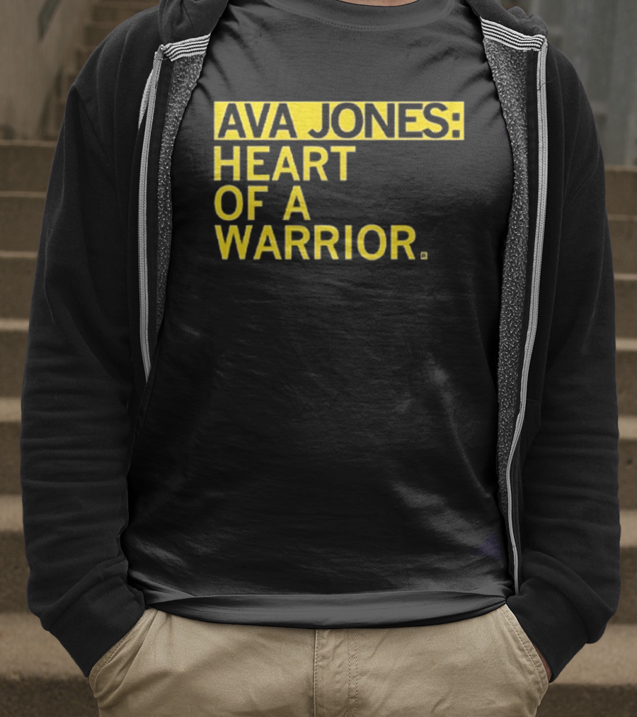Ava Jones Heart Of A Warrior T-Shirt