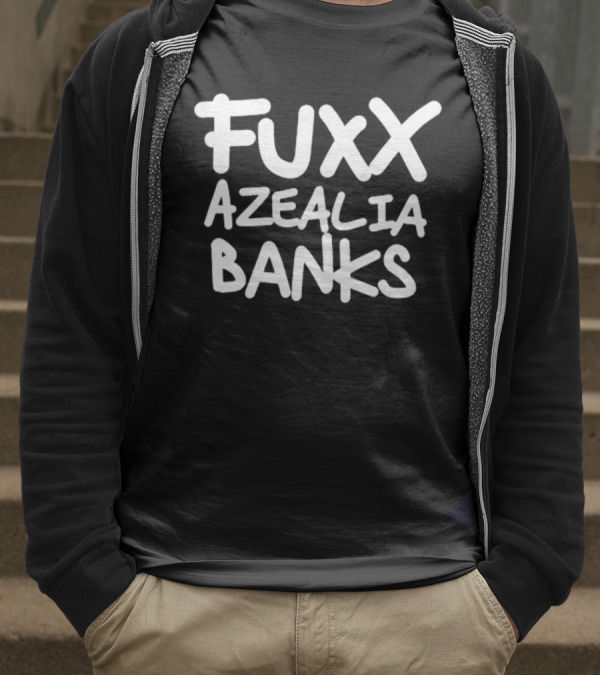 Fuxx Azealia Banks Statement Text Bold Style T-Shirt