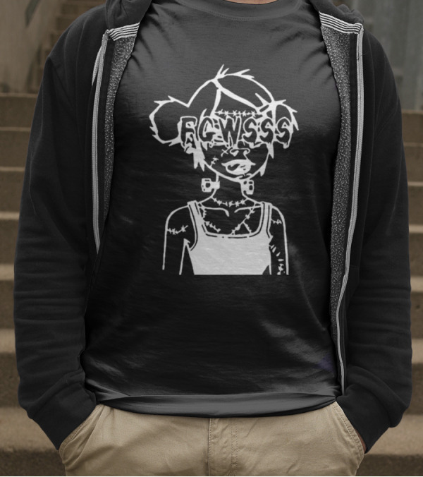 Frankengirl RCWSSS B & W Expression T-Shirt