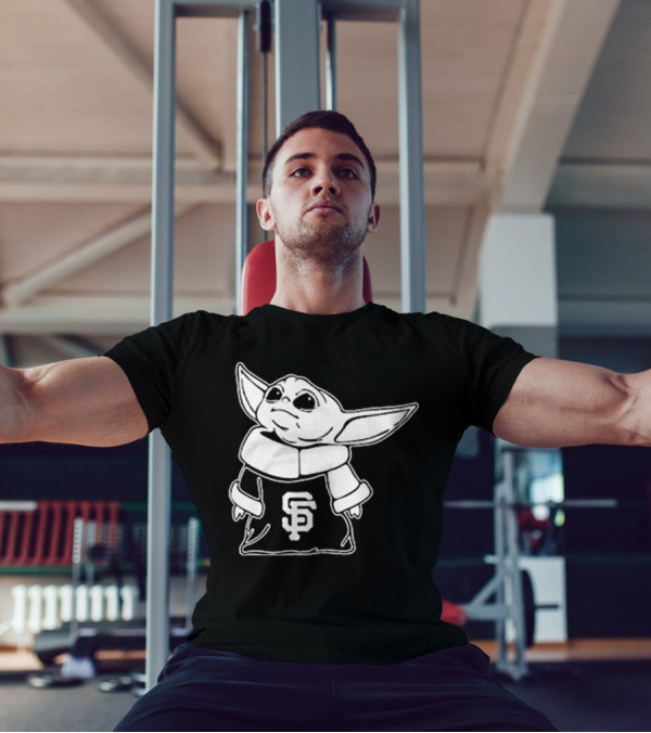 Baby Yoda SF Giants Fan Apparel T-Shirt