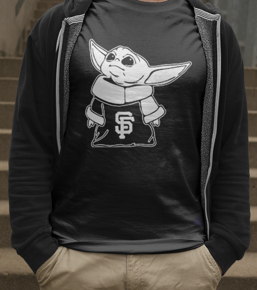 Baby Yoda SF Giants Fan Apparel T-Shirt