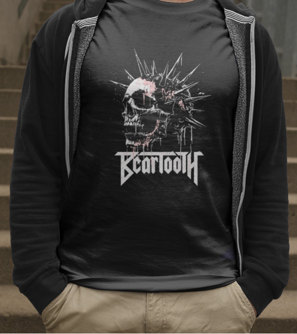 Beartooth Spike Skull Graphic T-Shirt