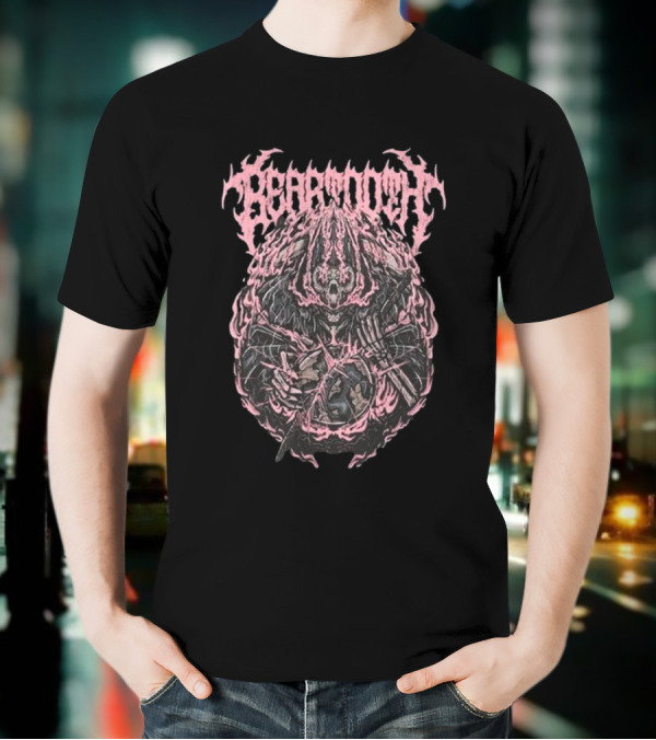 Beartooth The End Is Coming Fiery Skeleton Phantom Grim Reaper T-Shirt