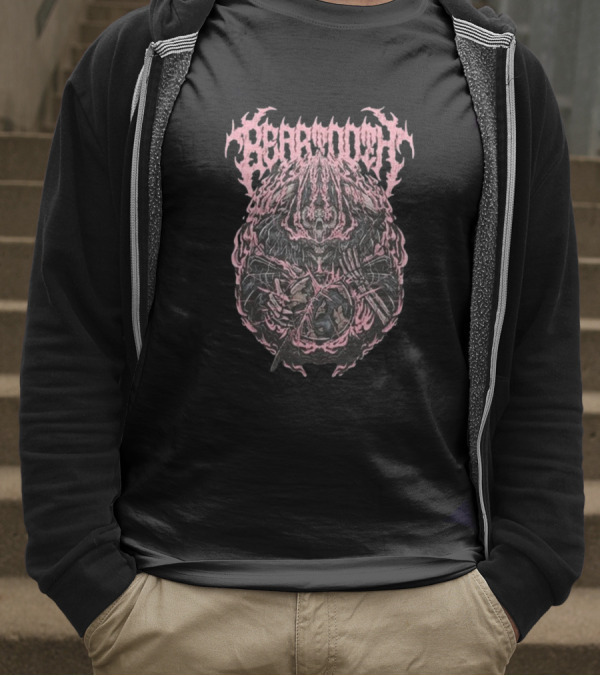 Beartooth The End Is Coming Fiery Skeleton Phantom Grim Reaper T-Shirt