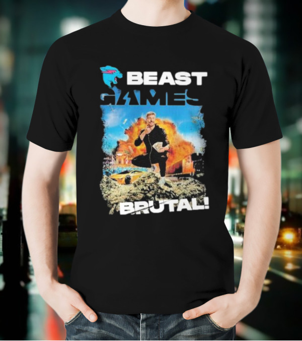 Beast Games Brutal Explosive Action Scene T-Shirt