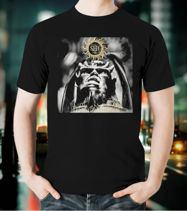 Behemoth The Shit Of God 9th May 2025 Sun Icon And Demonic Figure T-Shirt