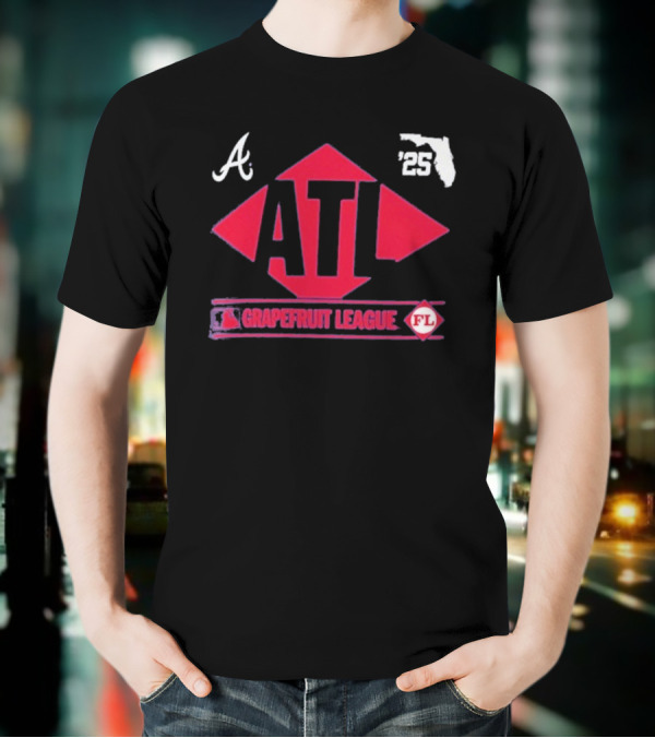 Atlanta Braves 2025 Grapefruit League Florida ATL Icon T-Shirt
