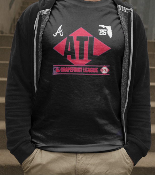 Atlanta Braves 2025 Grapefruit League Florida ATL Icon T-Shirt