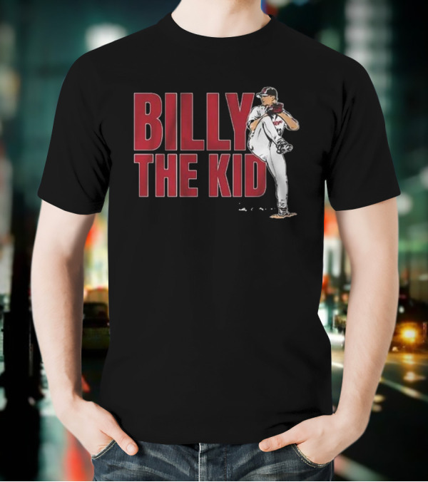 Billy The Kid Pitching Stance Tribute T-Shirt