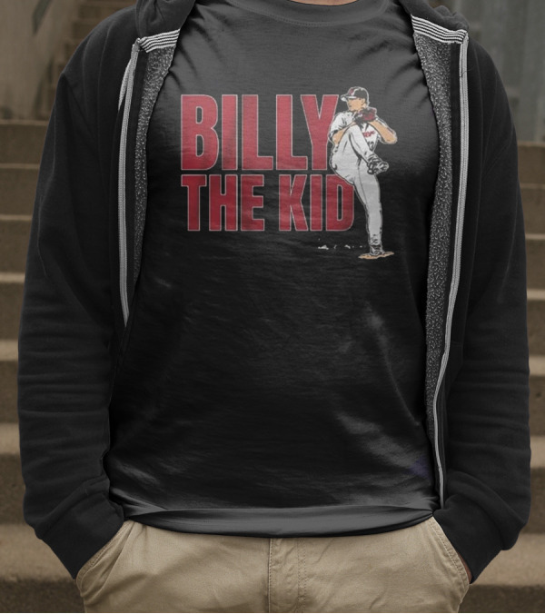 Billy The Kid Pitching Stance Tribute T-Shirt