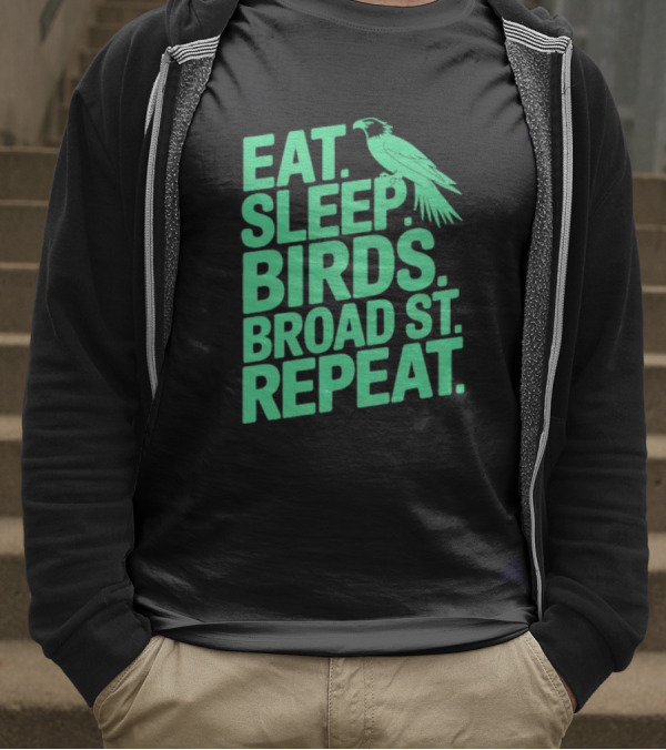 Birds Broad St Repeat T-Shirt