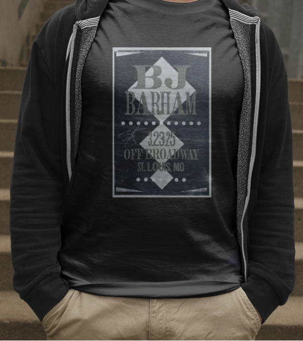 BJ Barham Mar 23 2025 Off Broadway, St Louis, MO Tour T-Shirt