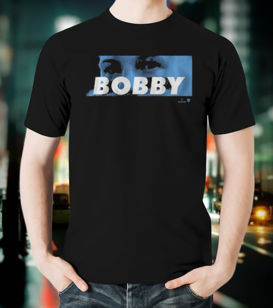 Bobby Witt Jr Bobby Eyes Blue Text T-Shirt