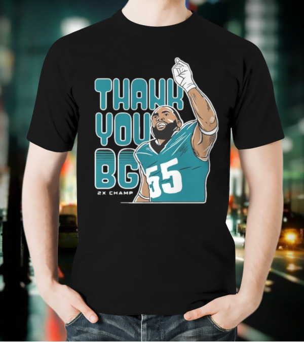 Brandon Graham Thank You BG T-Shirt