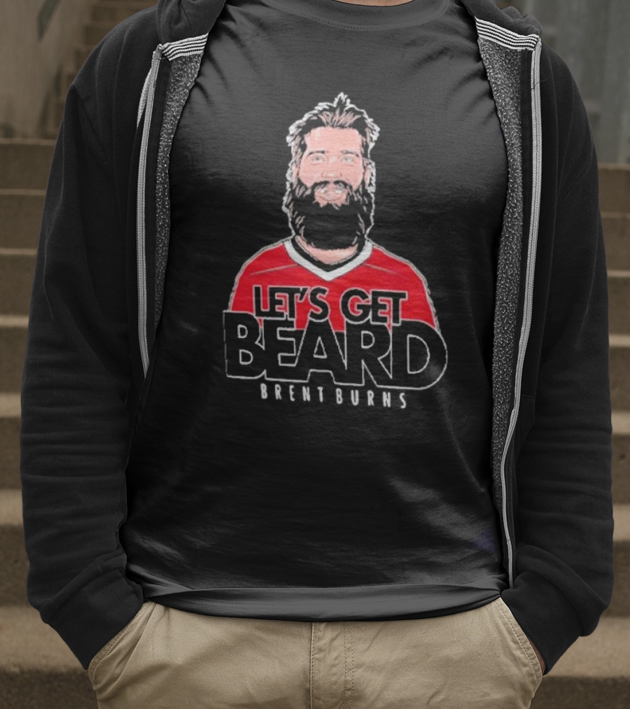 Brent Burns Carolina Hurricanes Let’s Get Beard T-Shirt