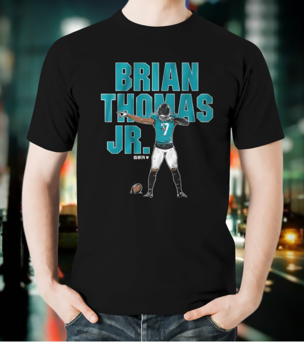 Brian Thomas Jr Superstar Pose Jacksonville Jaguars Football NFL T-Shirt