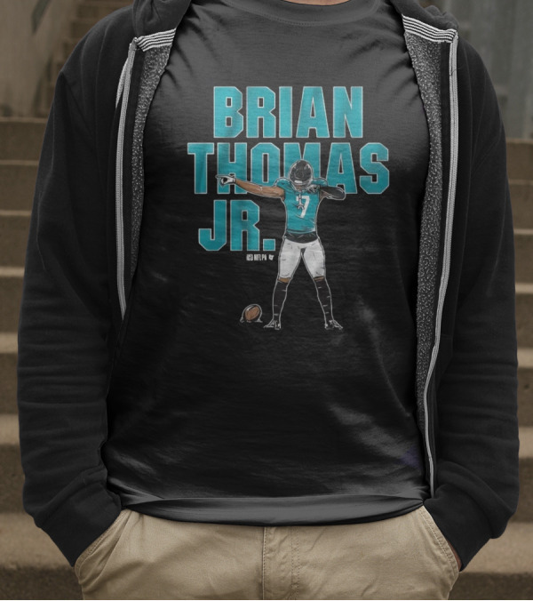 Brian Thomas Jr Superstar Pose Jacksonville Jaguars Football NFL T-Shirt