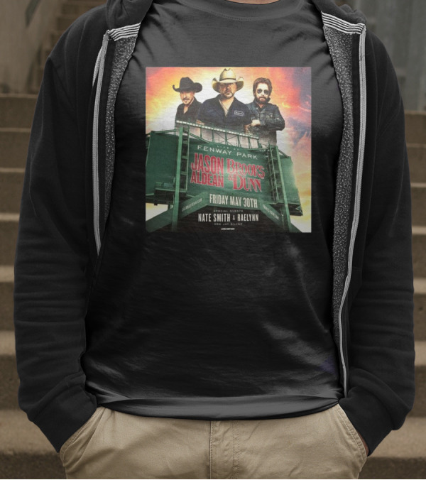 Brooks & Dunn And Jason Aldean Fenway Co-headlining Show At Park On May 30th T-Shirt
