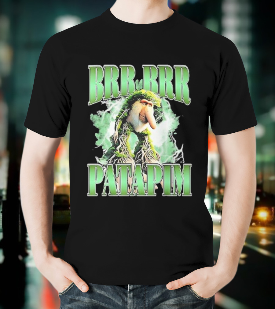 Brr Brr Patapim Italian Brainrot Meme T-Shirt