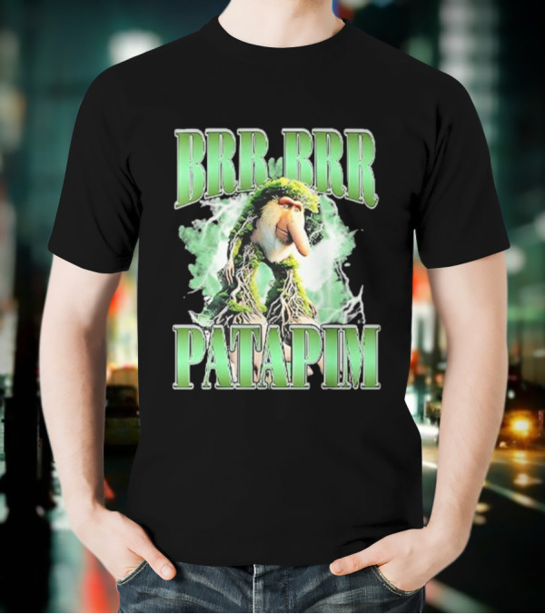 Brr Brr Patapim Italian Brainrot Meme T-Shirt