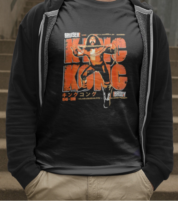 Bruiser Brody King Kong 1946 1988 Vintage T-Shirt