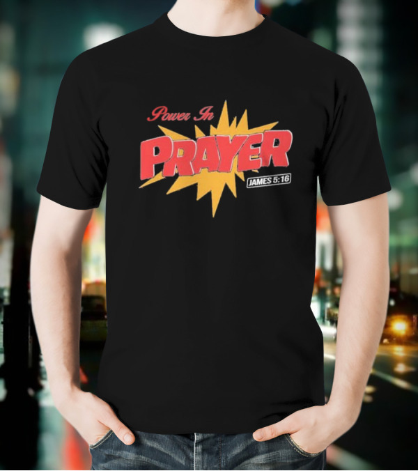 Bryce Crawford Merch Power In Prayer 90’s Cartoon T-Shirt