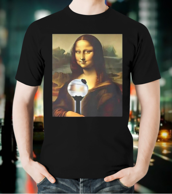 BTS J-hope Mona Lisa Holding ARMY Bomb T-Shirt