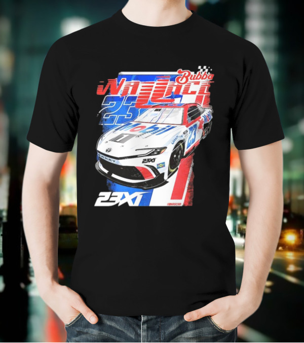 Bubba Wallace 23XI NASCAR Mobil 1 Camry Racing 23X1 T-Shirt